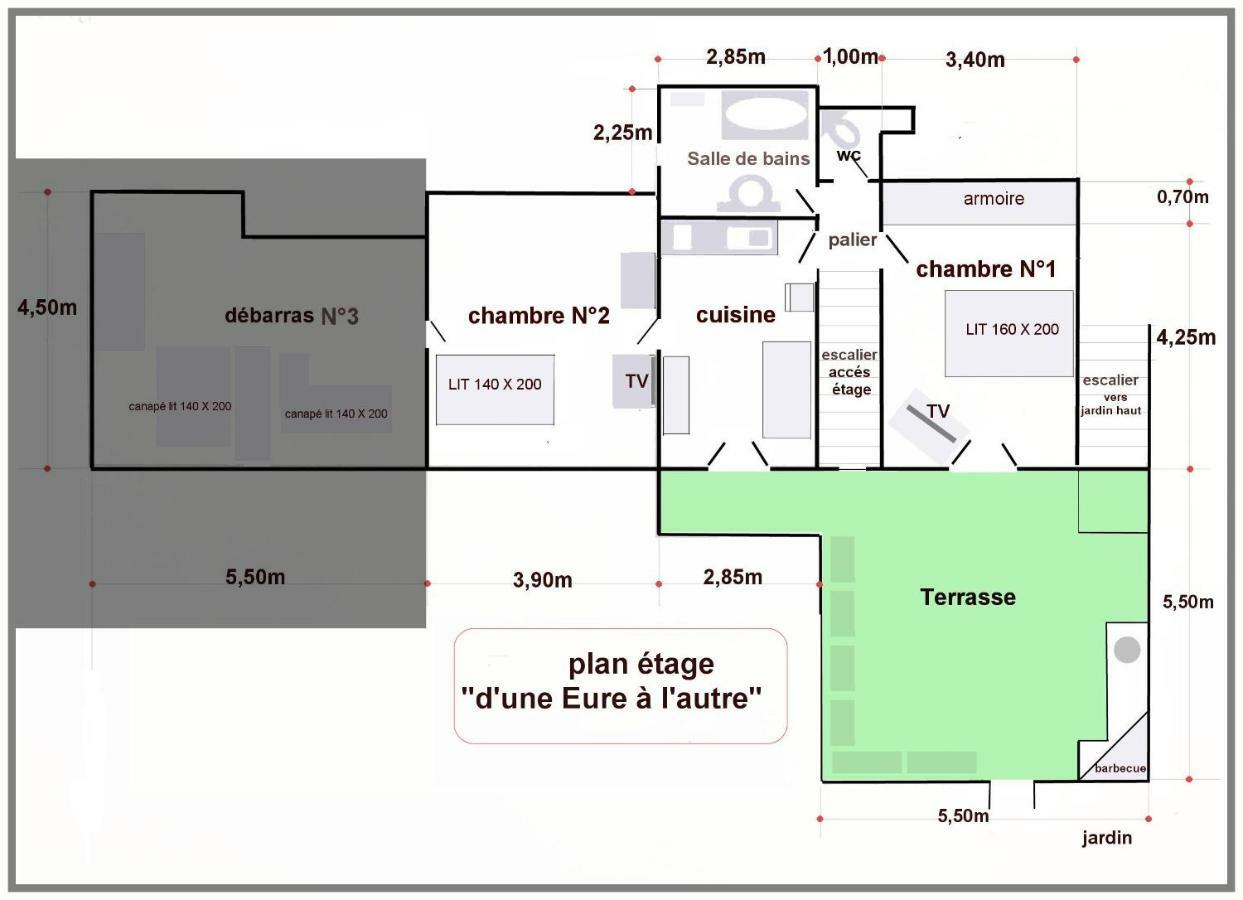 " D'Une Eure A L'Autre " Sainte-Gemme-Moronval Exterior photo